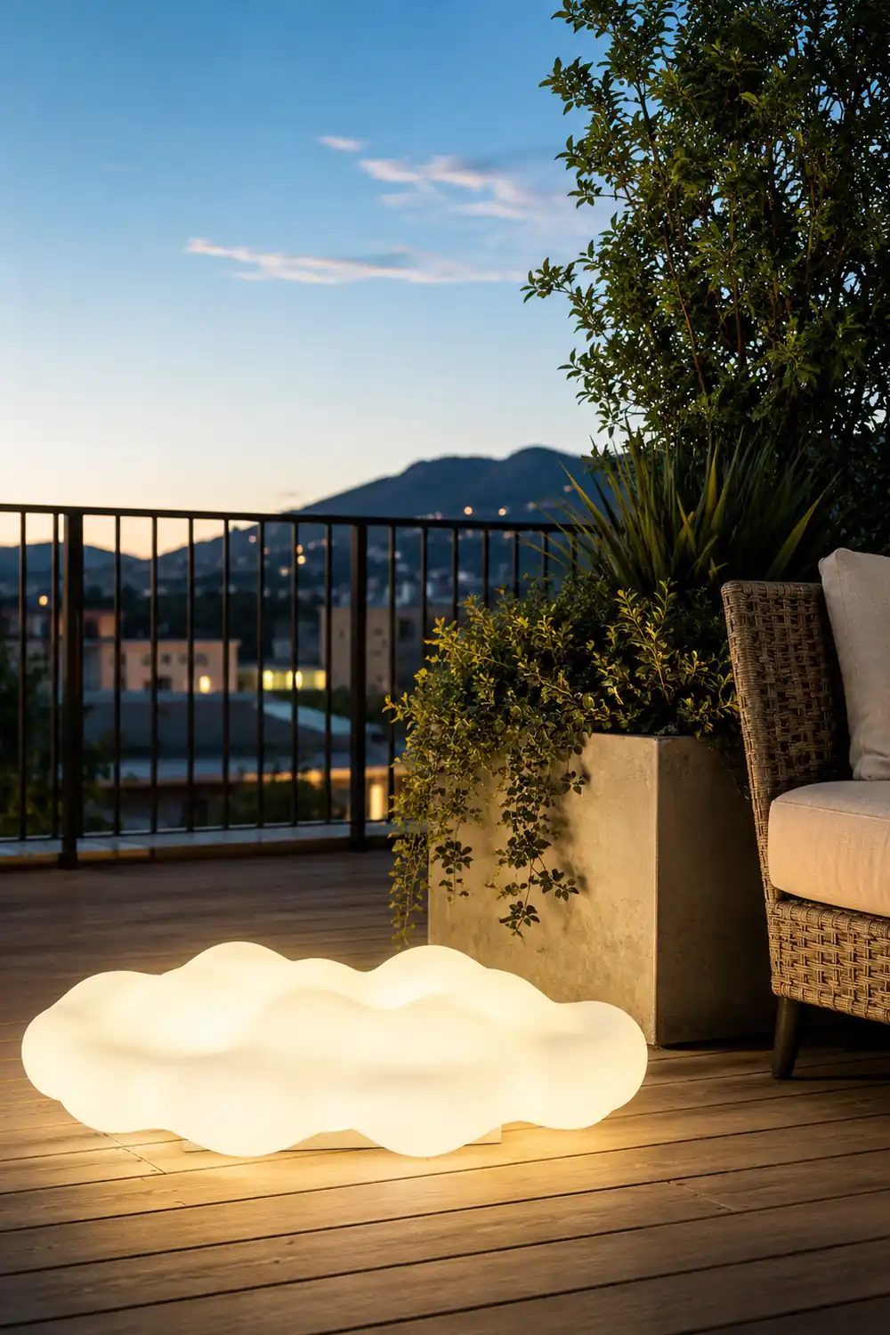 Cloud Outdoor Floor Light - Lumpaz
