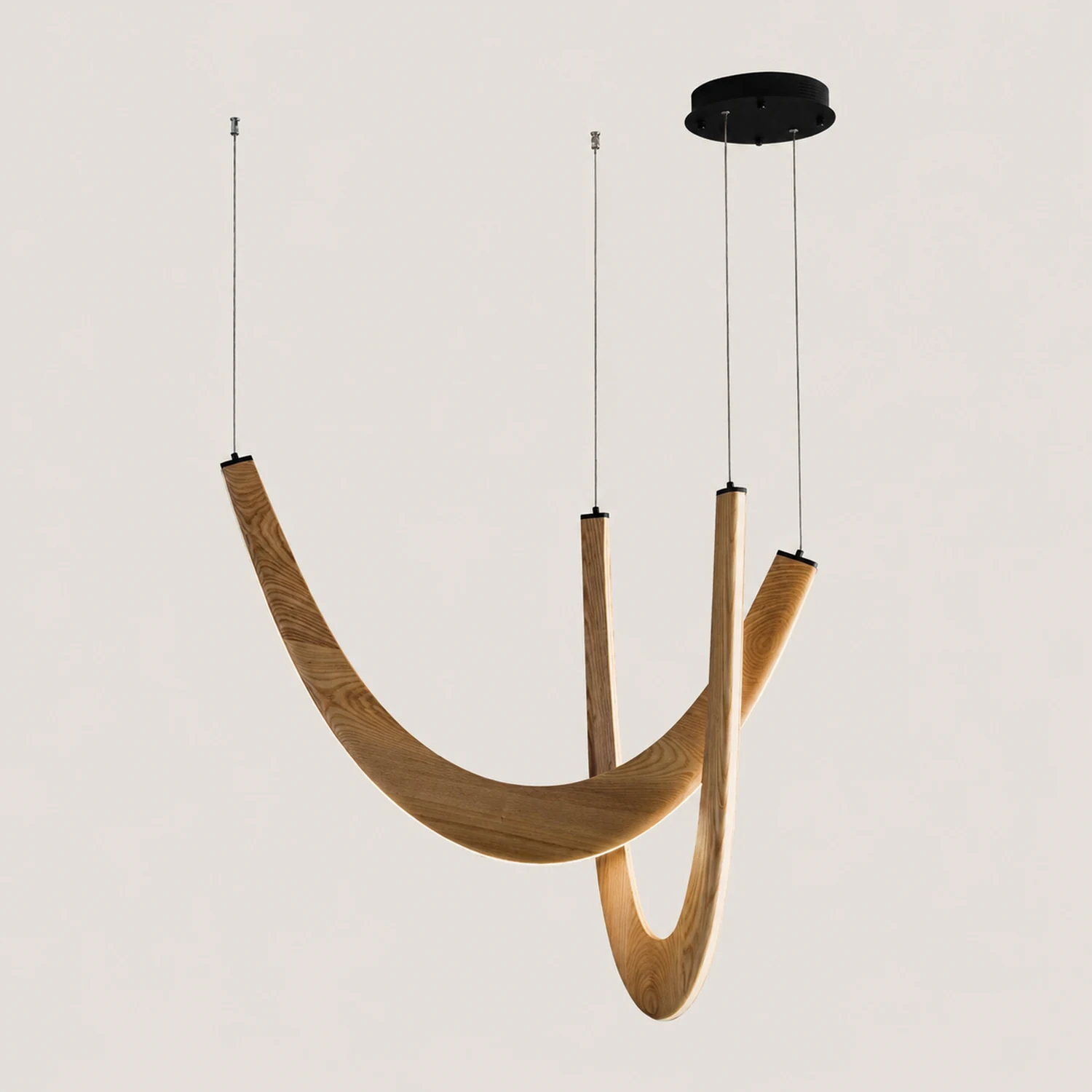 U Wooden Pendant Lamp - Lumpaz