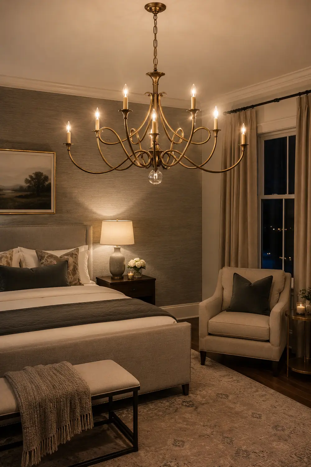 Large Twisted Loop Chandelier - Lumpaz