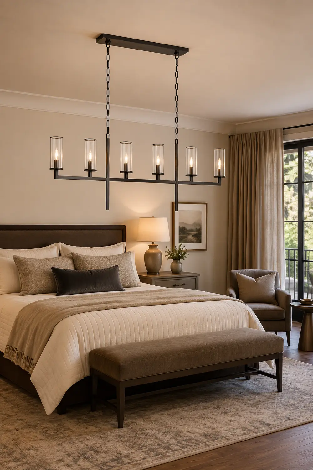 Liaison Large Linear Chandelier - Lumpaz