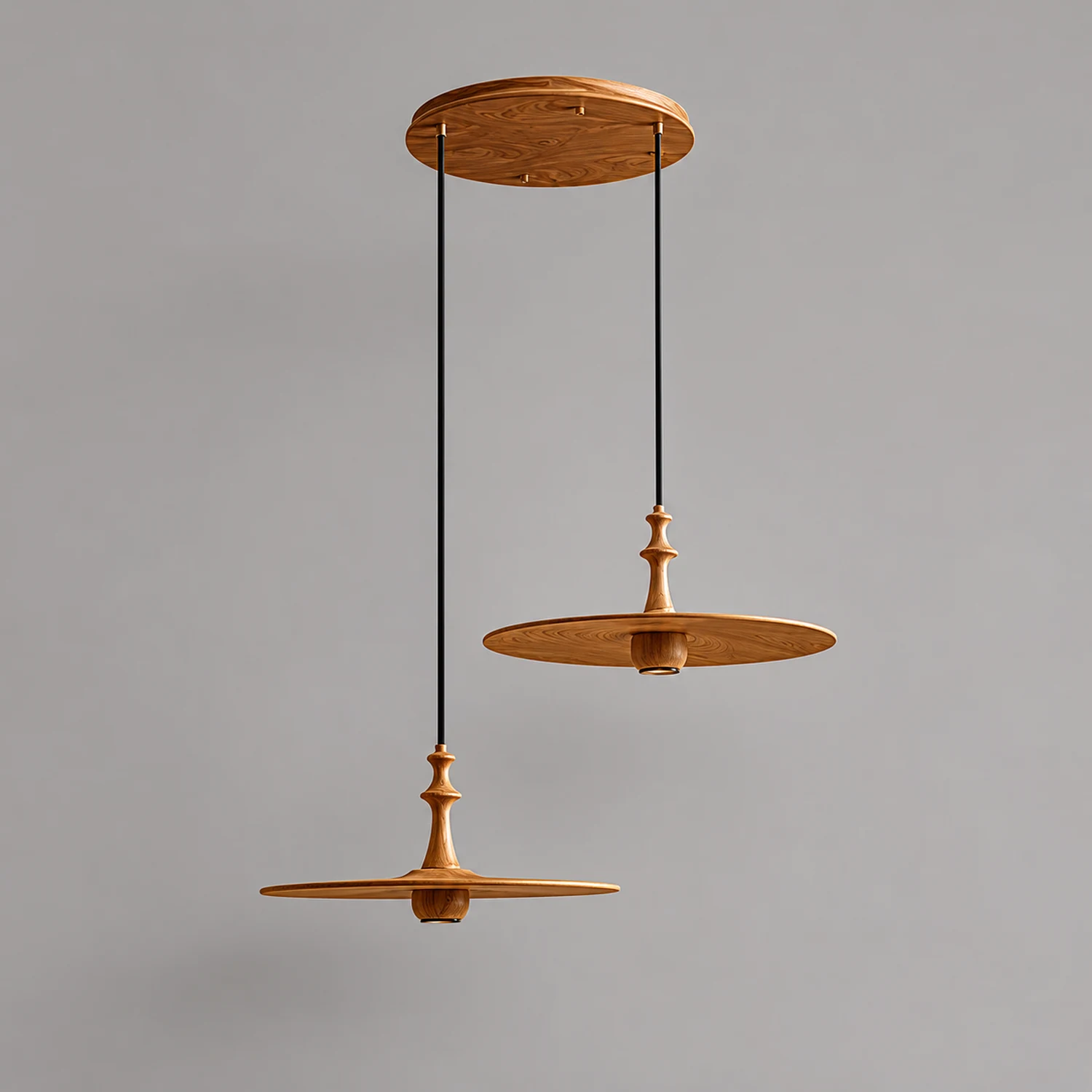 Spindle Disc Pendant Lamp - Lumpaz