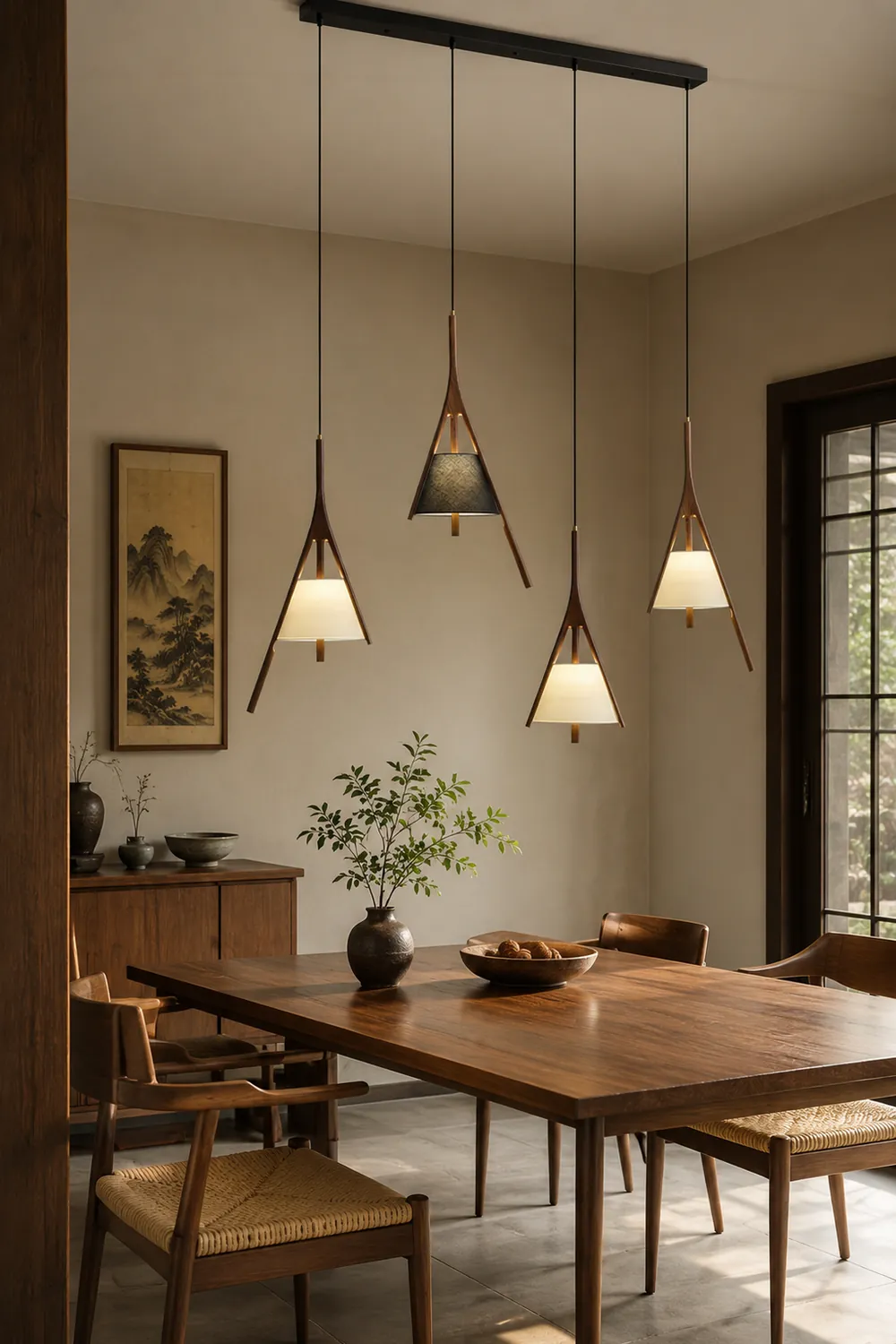 Nanzhi Wood Pendant Lamp - Lumpaz