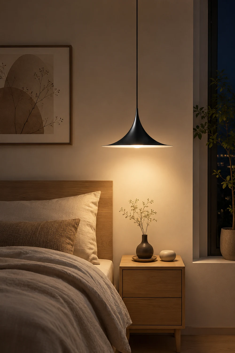 Modern trumpet metal Pendant Lamp - Lumpaz