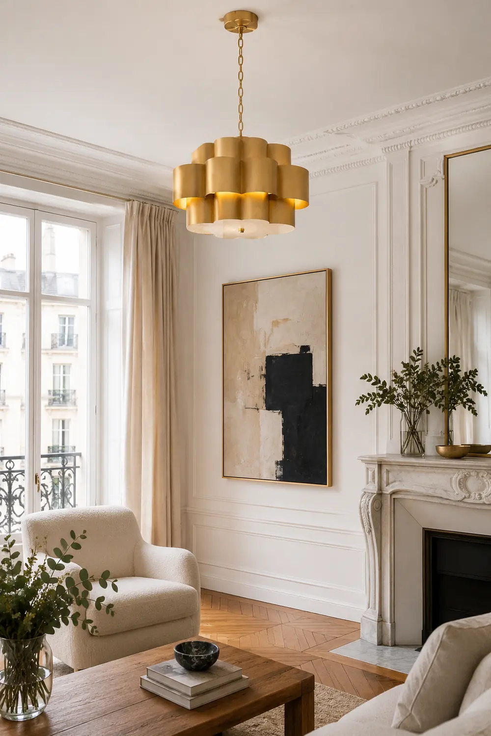 Arabelle Gold Pendant Lamp - Lumpaz