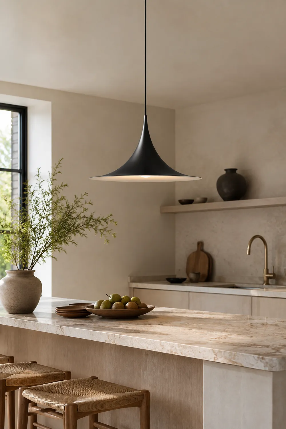Modern trumpet metal Pendant Lamp - Lumpaz