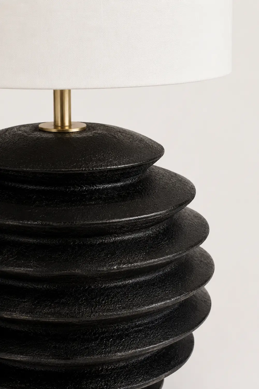 Modern Accordion Round Table Lamp - Lumpaz