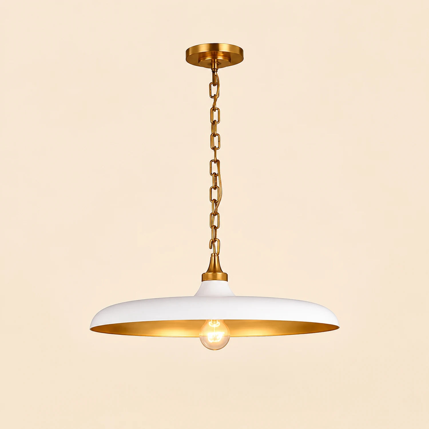 Visual Comfort Piatto Pendant Lamp - Lumpaz