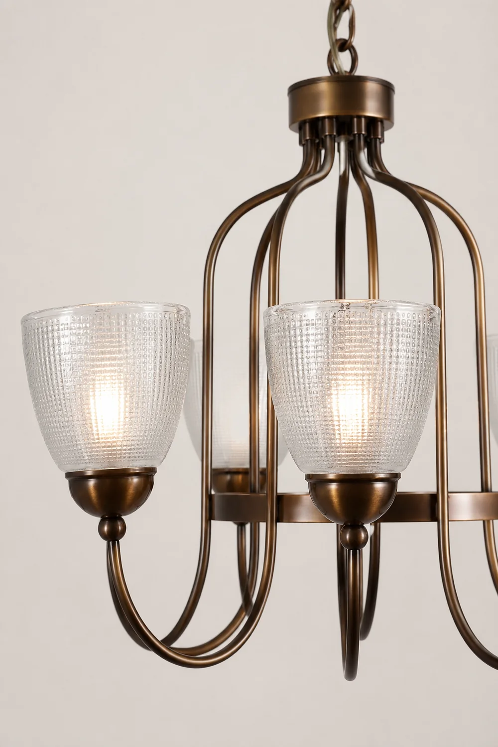 Meruna 6-light chandelier - Lumpaz