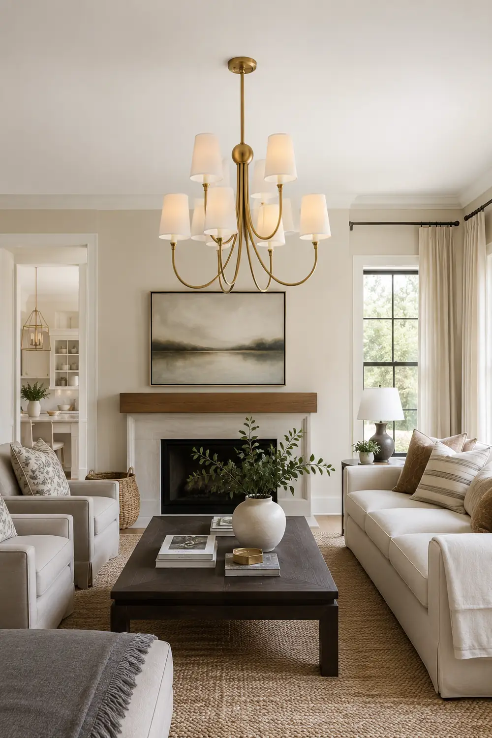 Classic extra large reed chandelier - Lumpaz