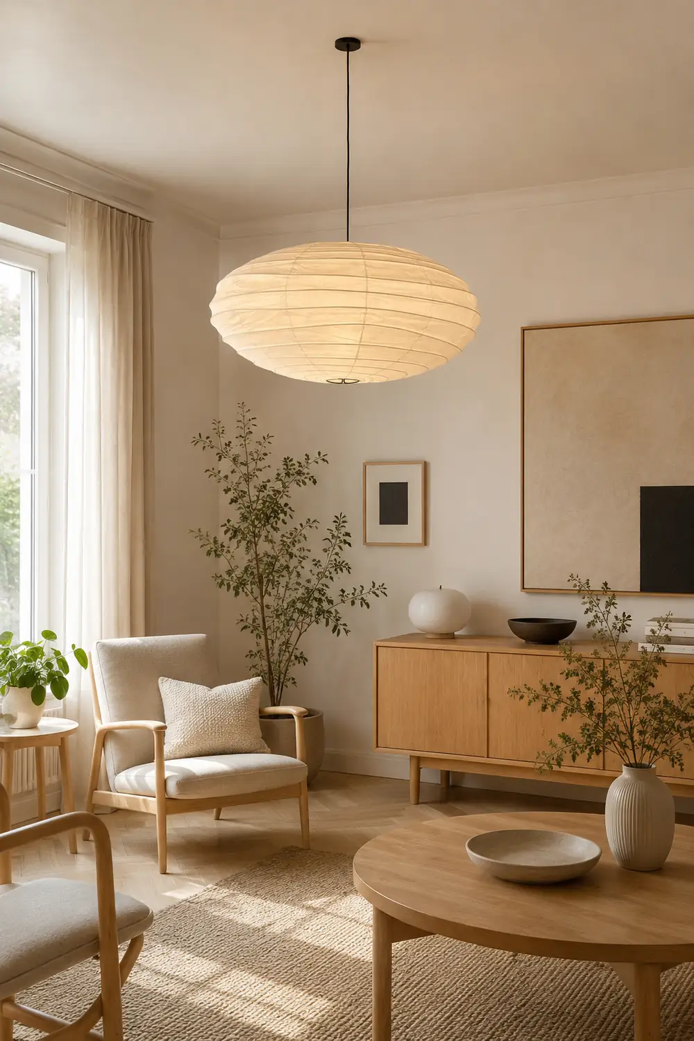 Akari 50EN 70EN Pendant lamp - Lumpaz
