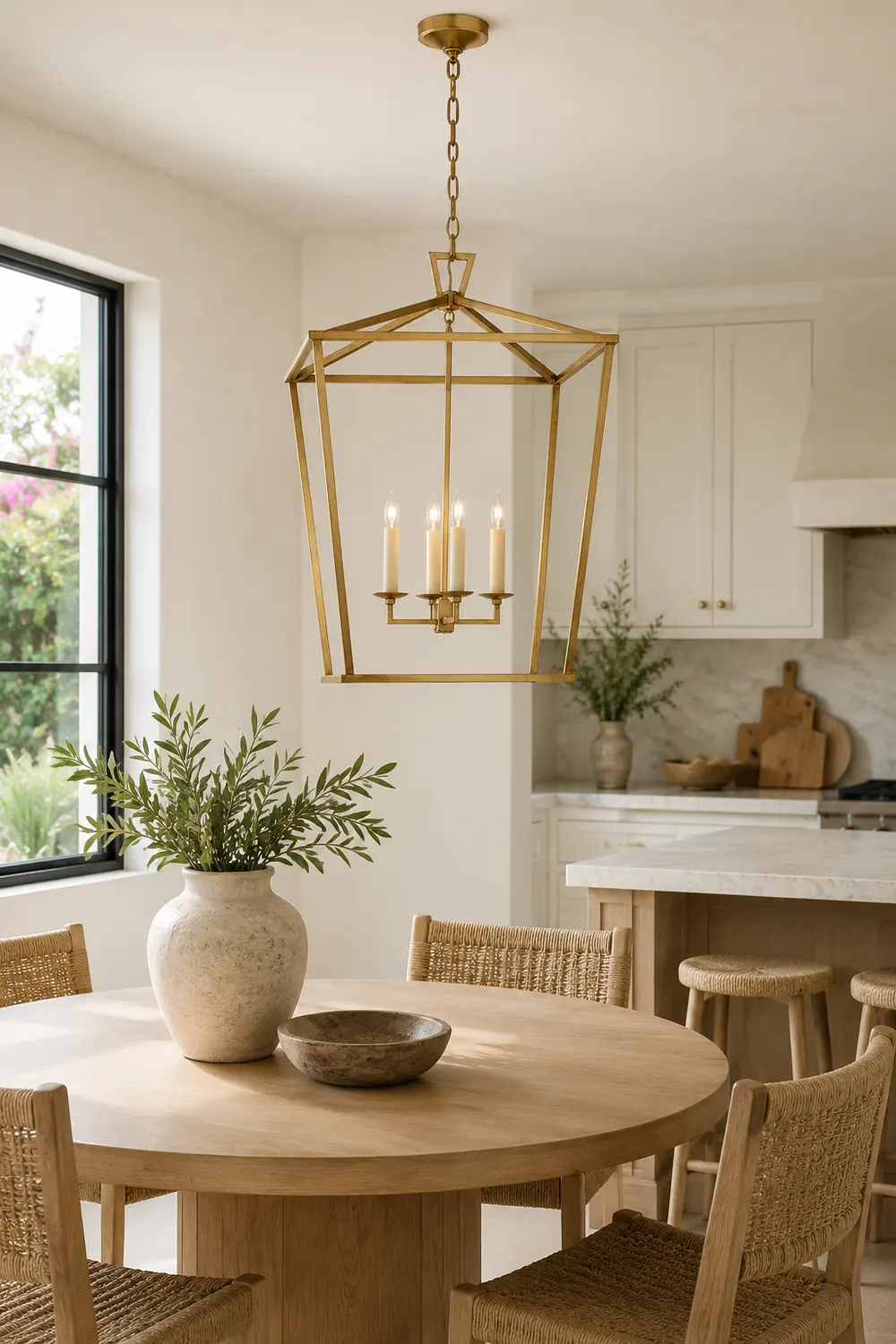 Gold Lantern Pendant Chandelier - Lumpaz