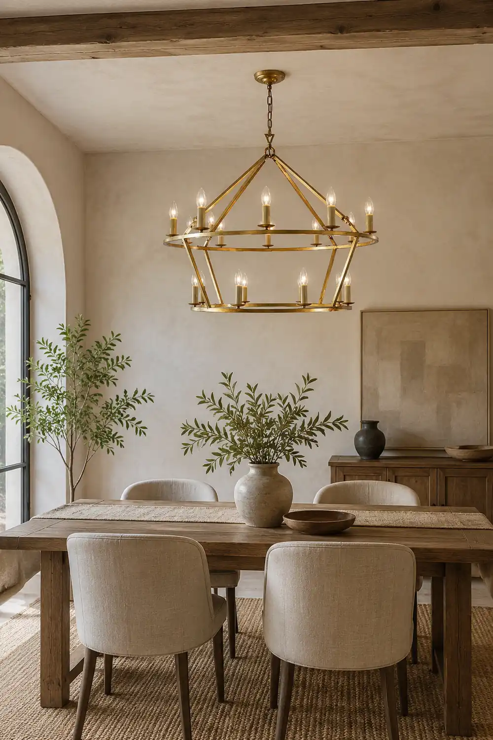 Brass Tiered Chandelier - Lumpaz