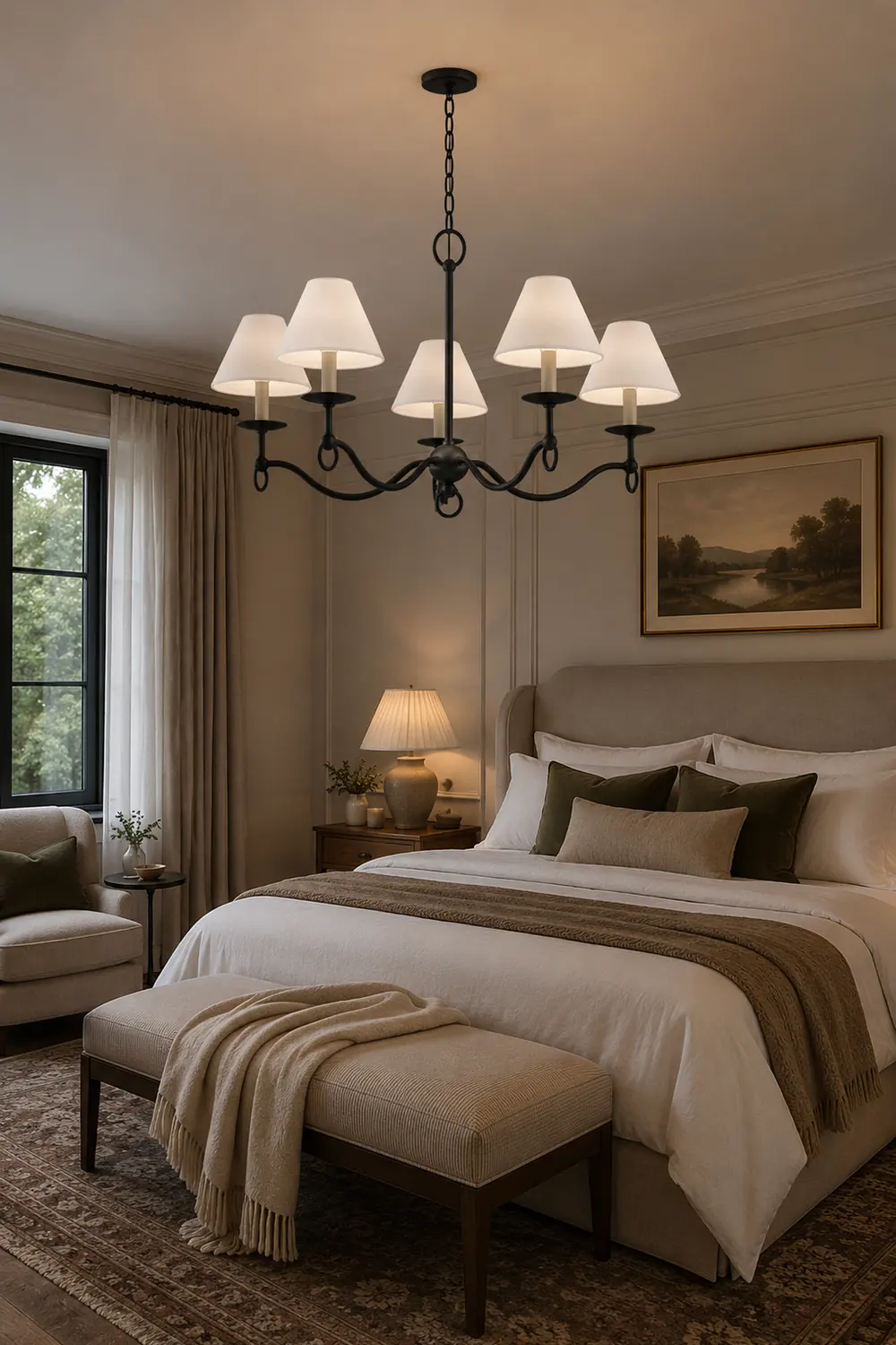 Troy Lighting Massi Five-Arm Chandelier - Lumpaz