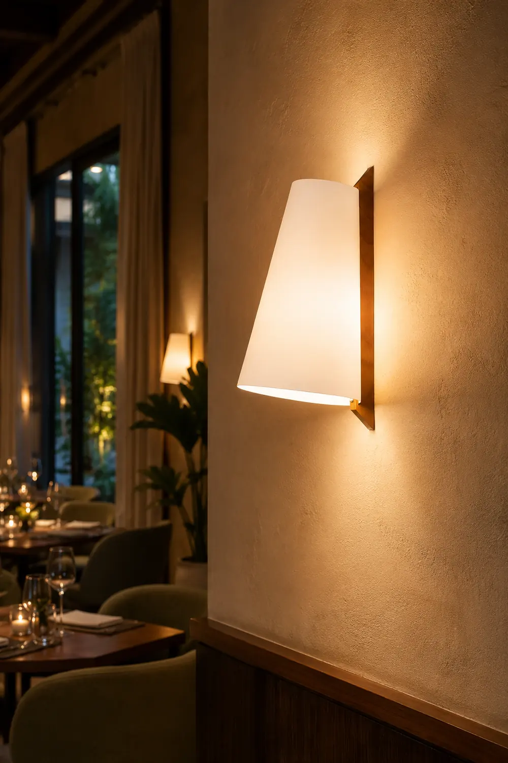 Lupe Wooden Wall Light - Lumpaz