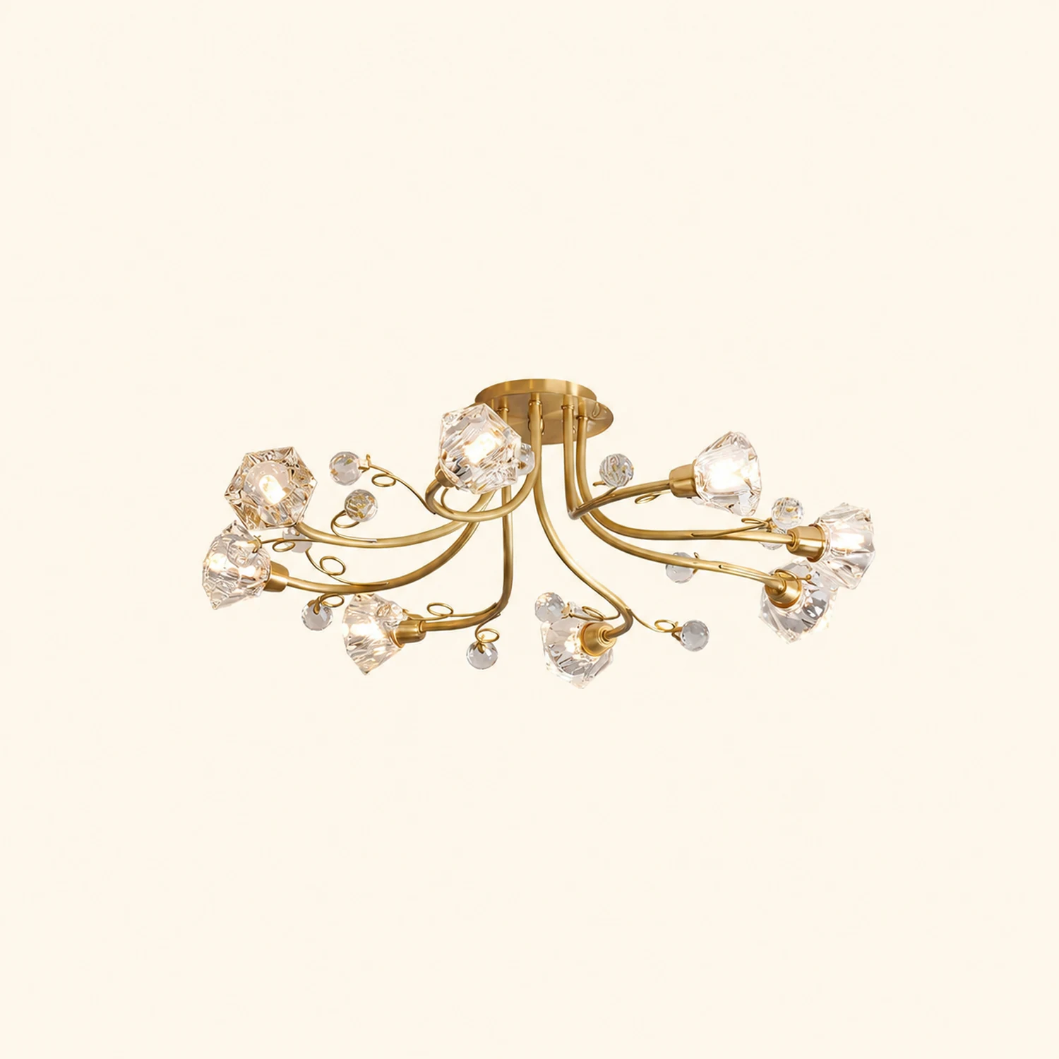 8-head flower ceiling lamp - Lumpaz