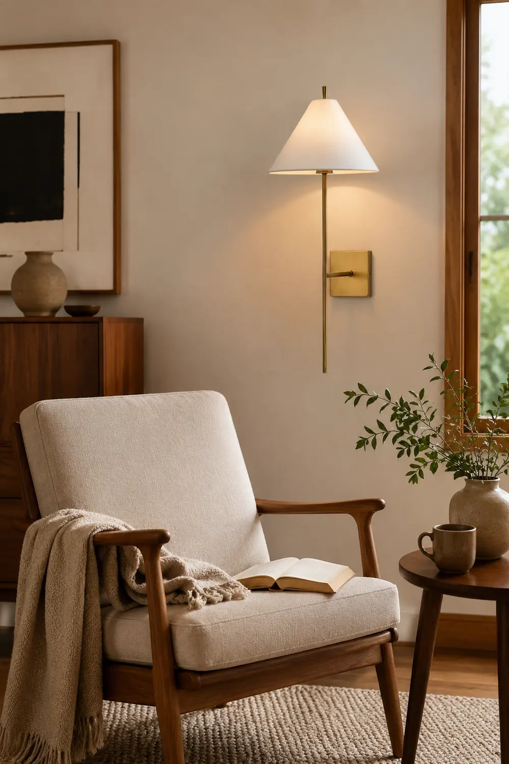 Ellis Brass Wall Light - Lumpaz
