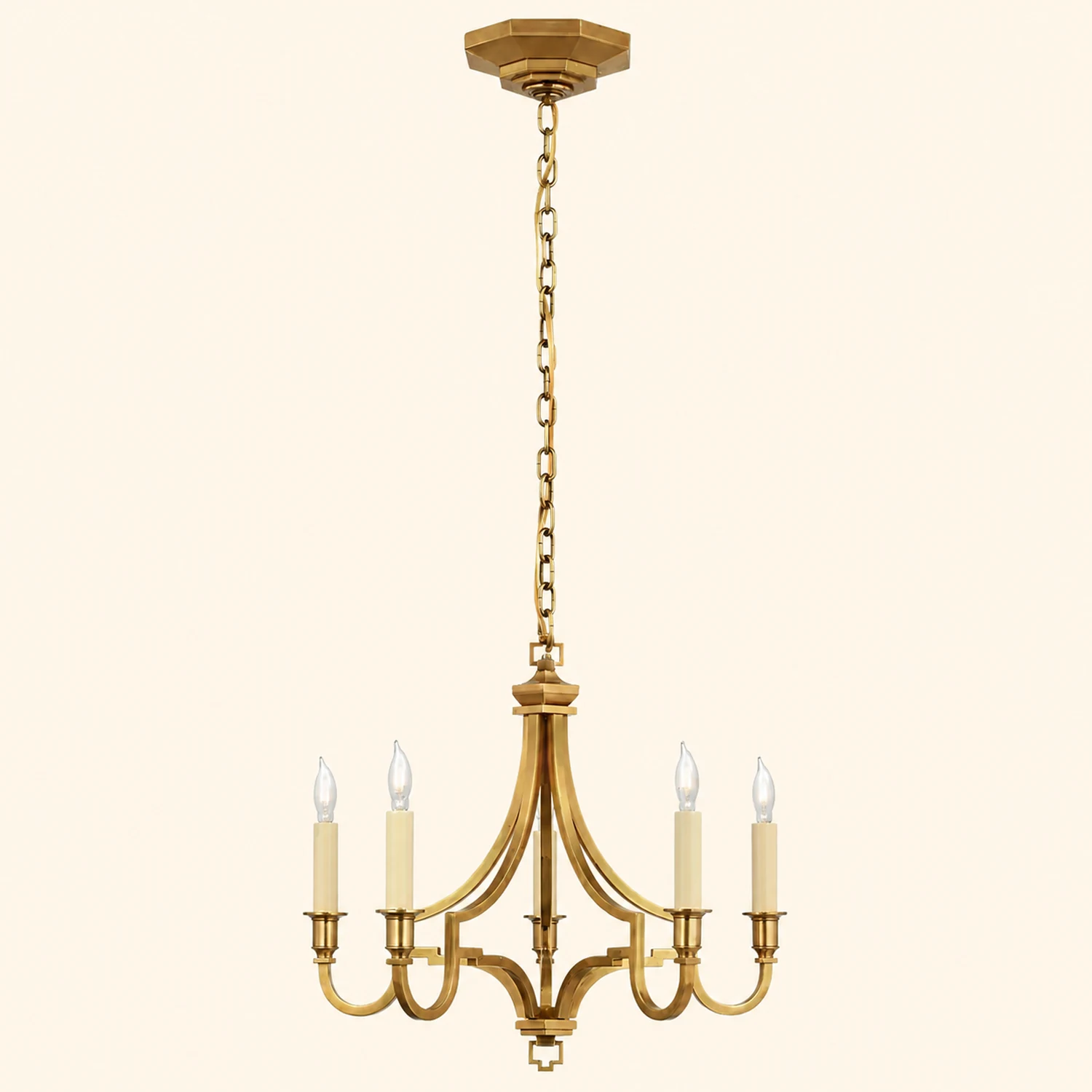 Luxury Gold Candle-Style Mykonos Chandelier - Lumpaz