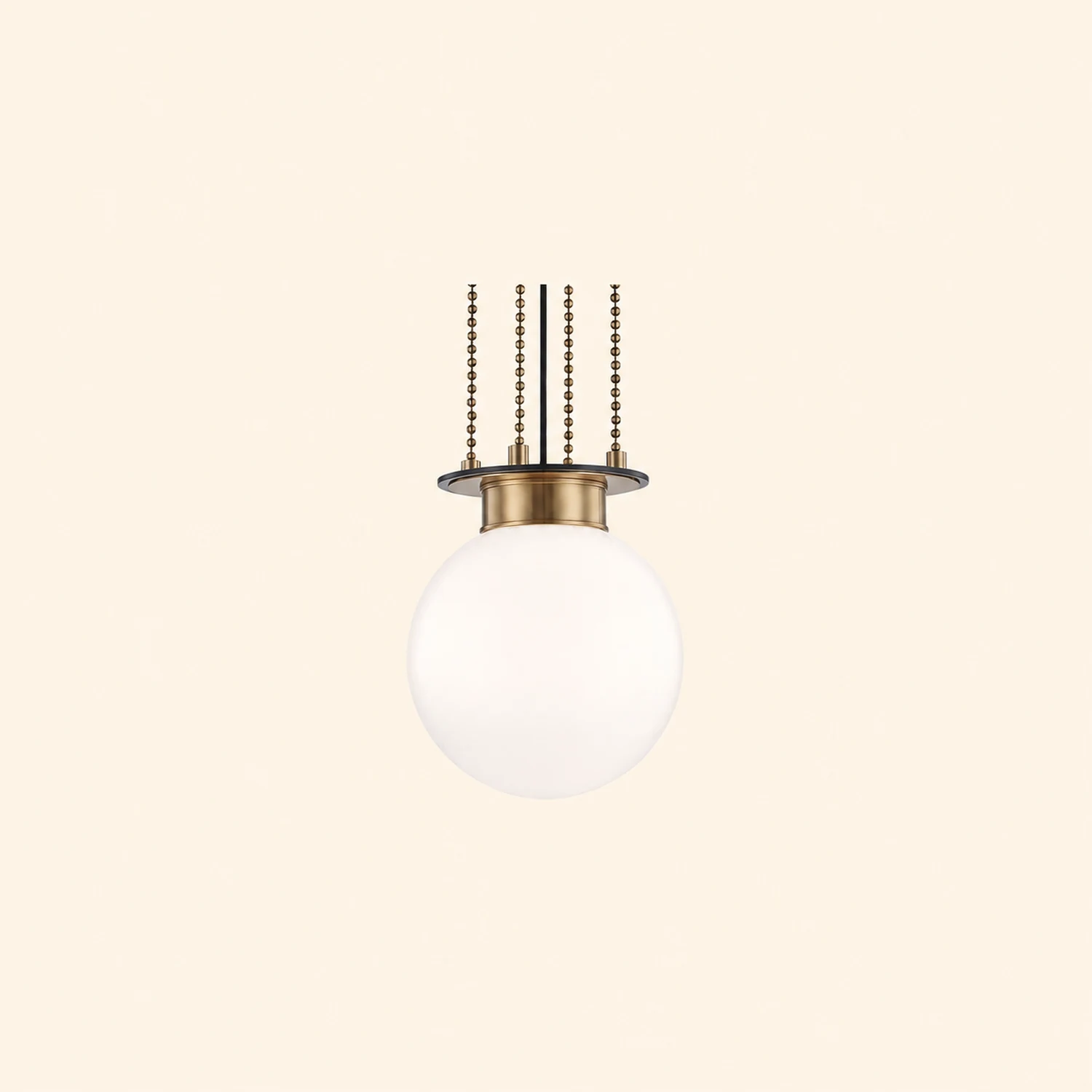 Opal Globe Gunther Pendant Light - Lumpaz