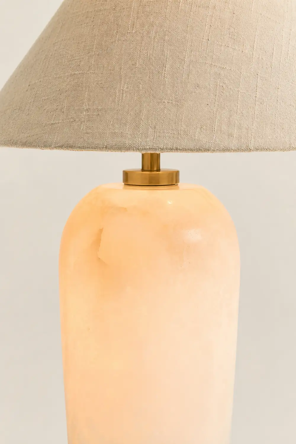 Carter Natural Stone Shade Table Lamp - Lumpaz