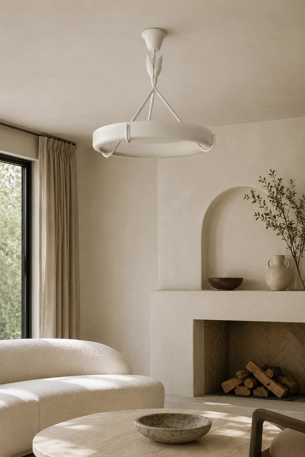 Tinsley Plaster Pendant Lamp - Lumpaz