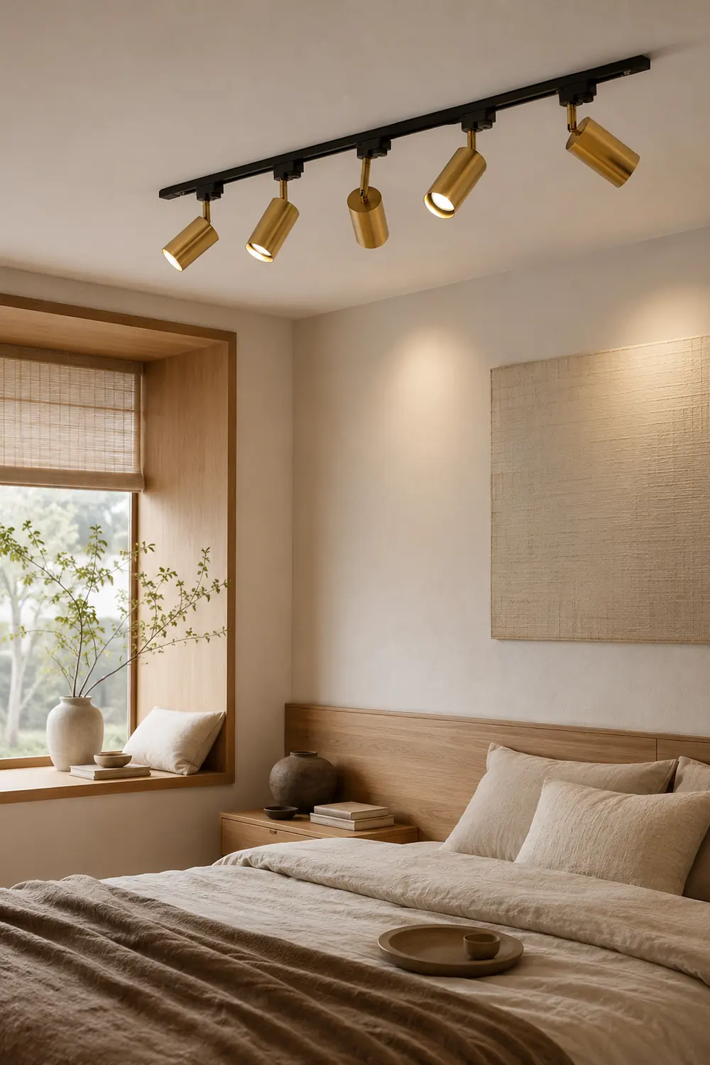Gilded Rail Track Light - Lumpaz