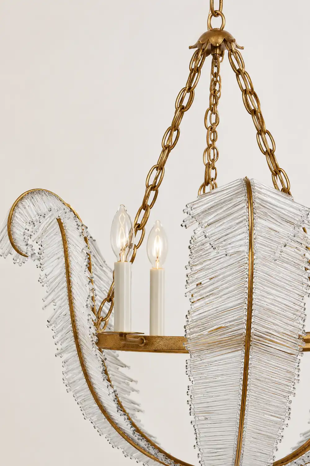 Calais Vintage Scroll Design Chandelier - Lumpaz