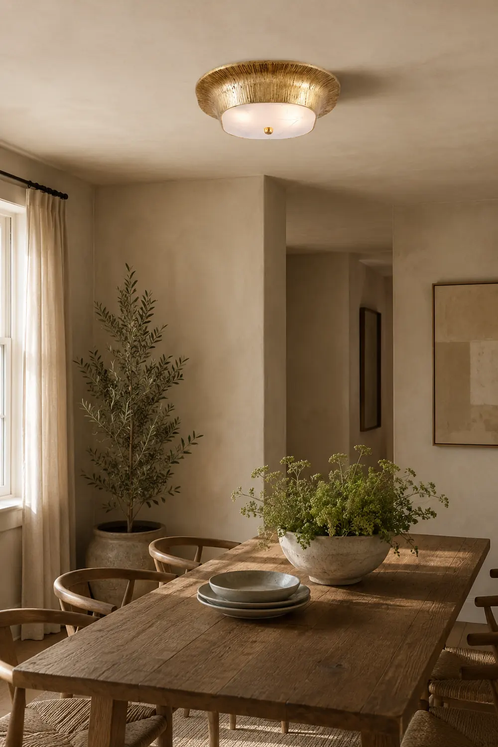 Kelly Wearstler Utopia Round Flush Mount - Lumpaz