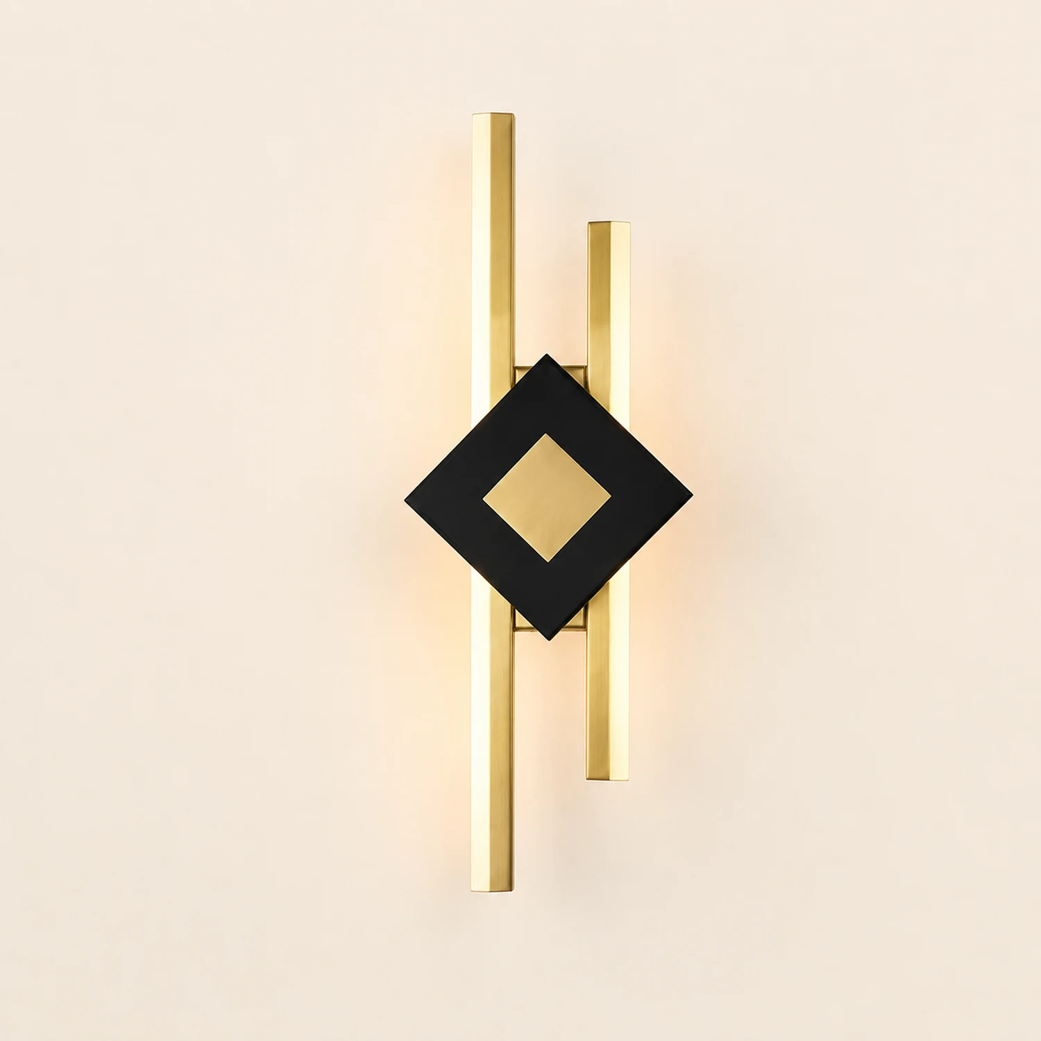 Green Marble Square LED Wall Light - Lumpaz