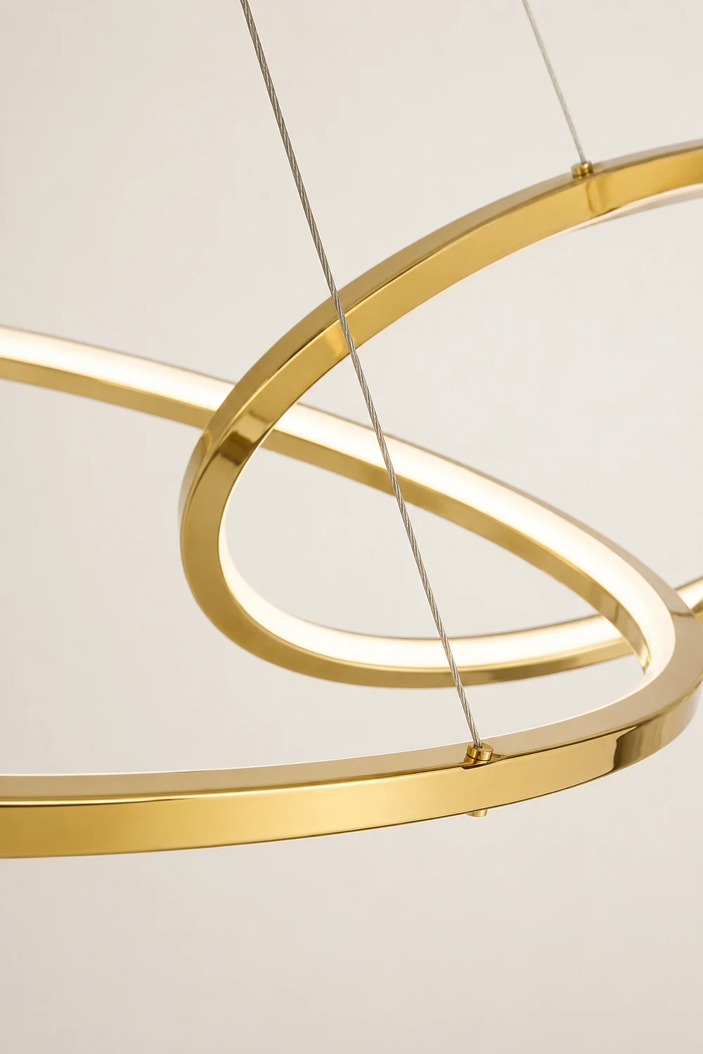 TLANX Large Tiered Ring Foyer Chandelier - Lumpaz