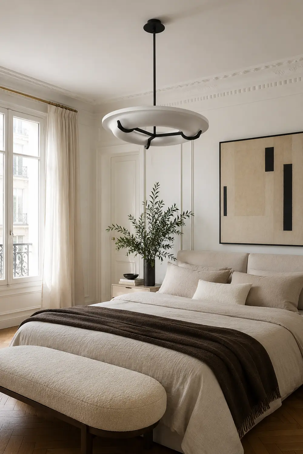 Eric Schmitt Anneau Plaster Chandelier - Lumpaz