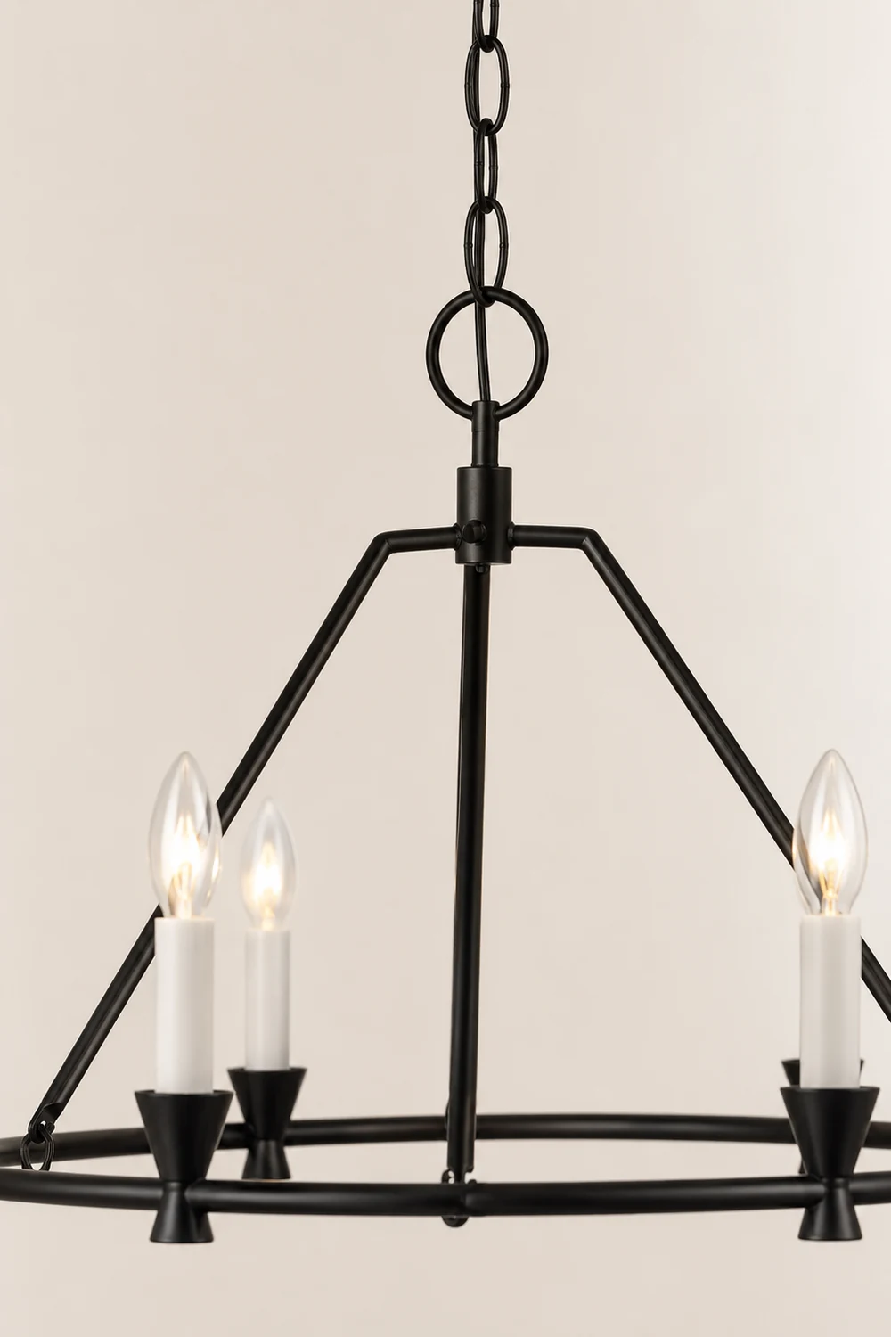 Minimalist Circular Keystone Chandelier - Lumpaz