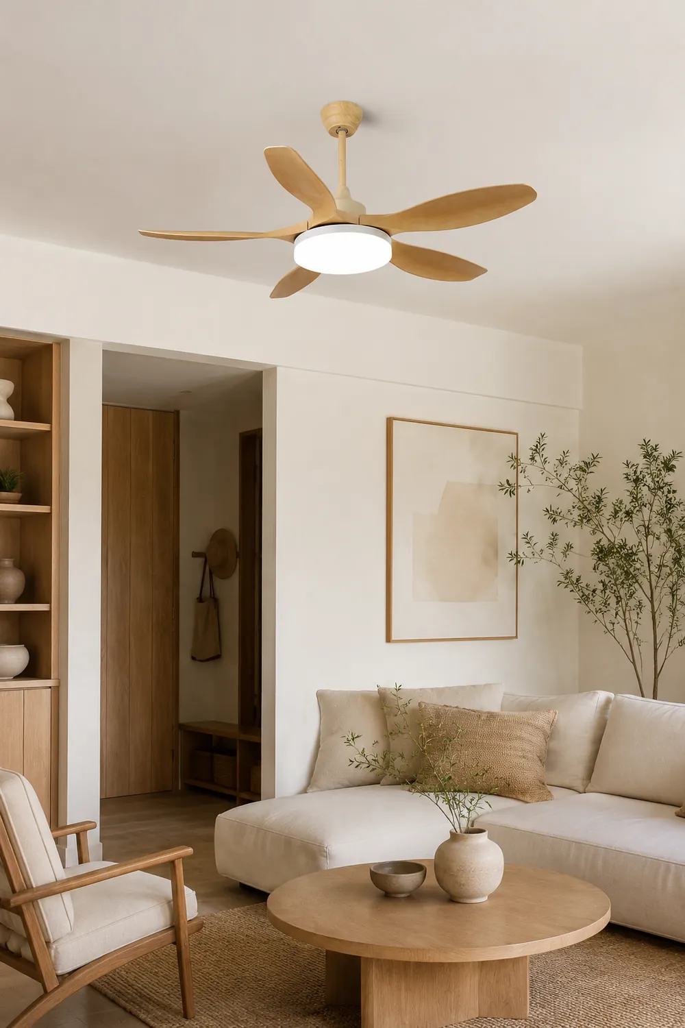 Five-Leaf Ceiling Fan Light - Lumpaz