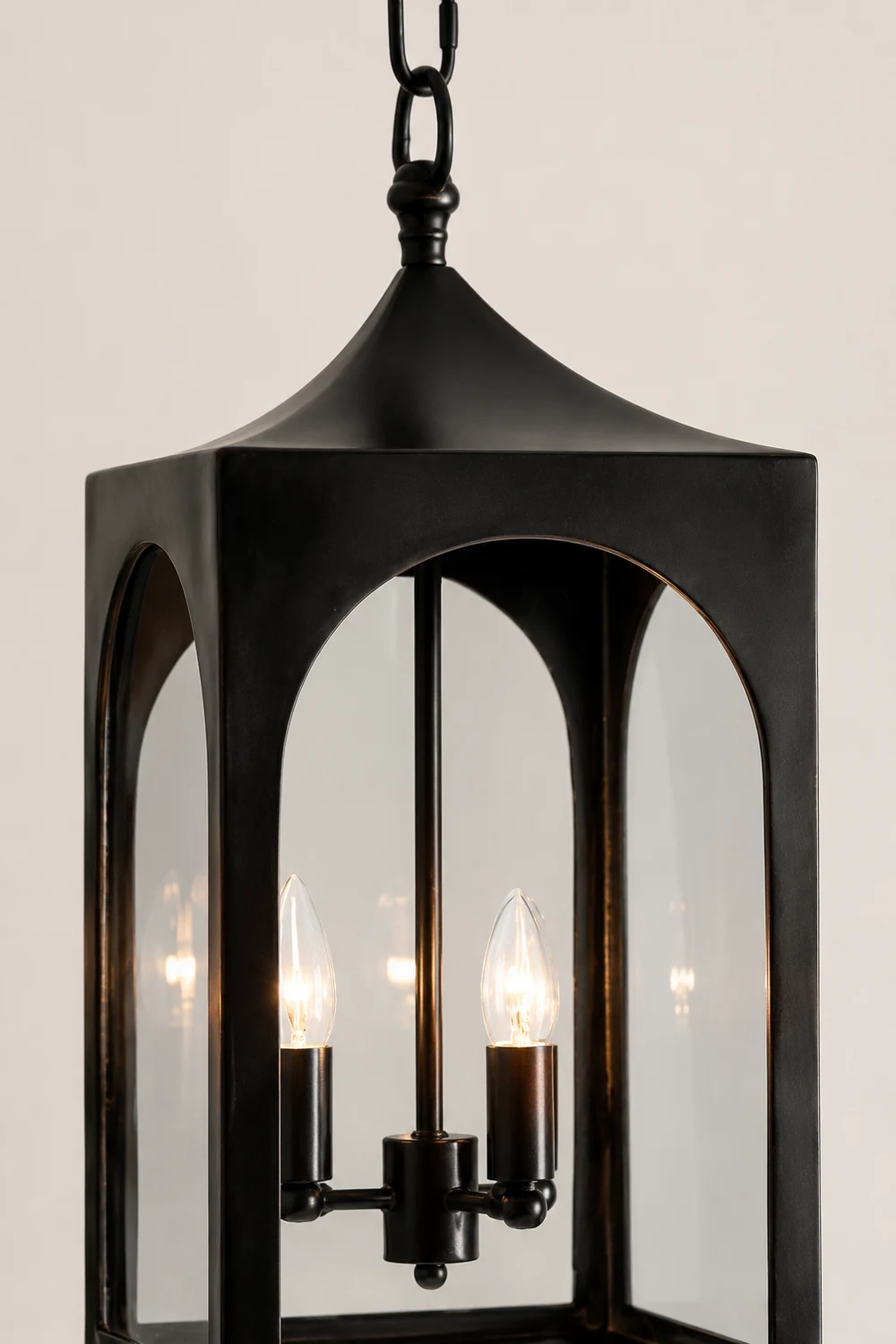 Caleb Vintage-Style Outdoor Lantern Pendant Light - Lumpaz