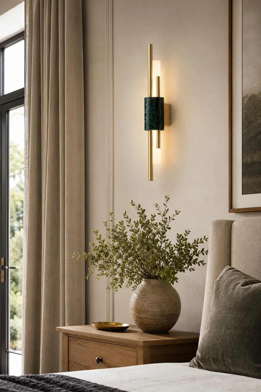 Bert Frank Tanto Marble Linear Wall Light - Lumpaz