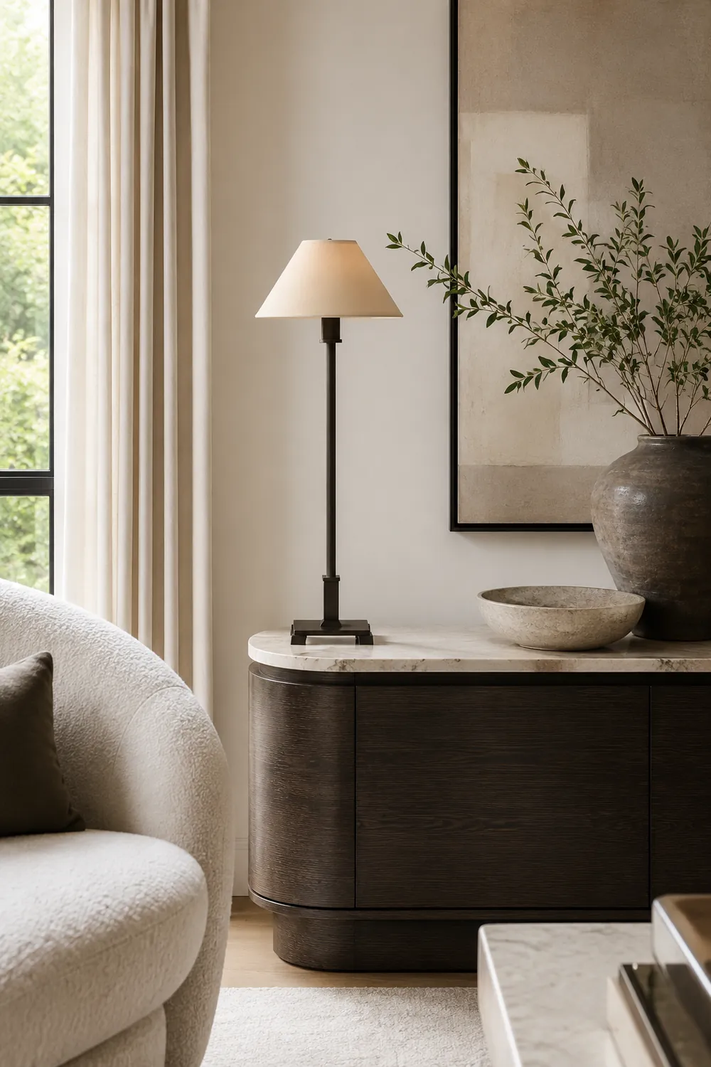 Slim Candlestick Accent Lamp - Lumpaz