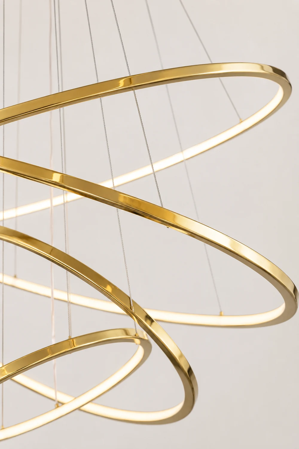 TLANX Large Tiered Ring Foyer Chandelier - Lumpaz
