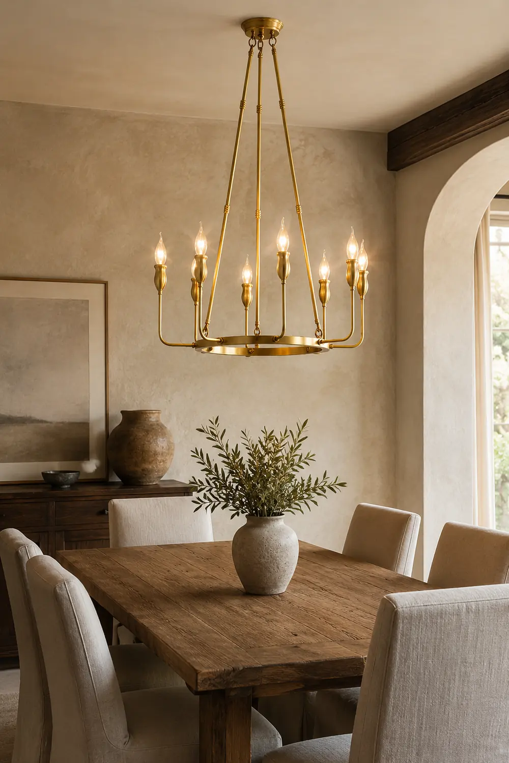 Classic ring candlestick chandelier - Lumpaz