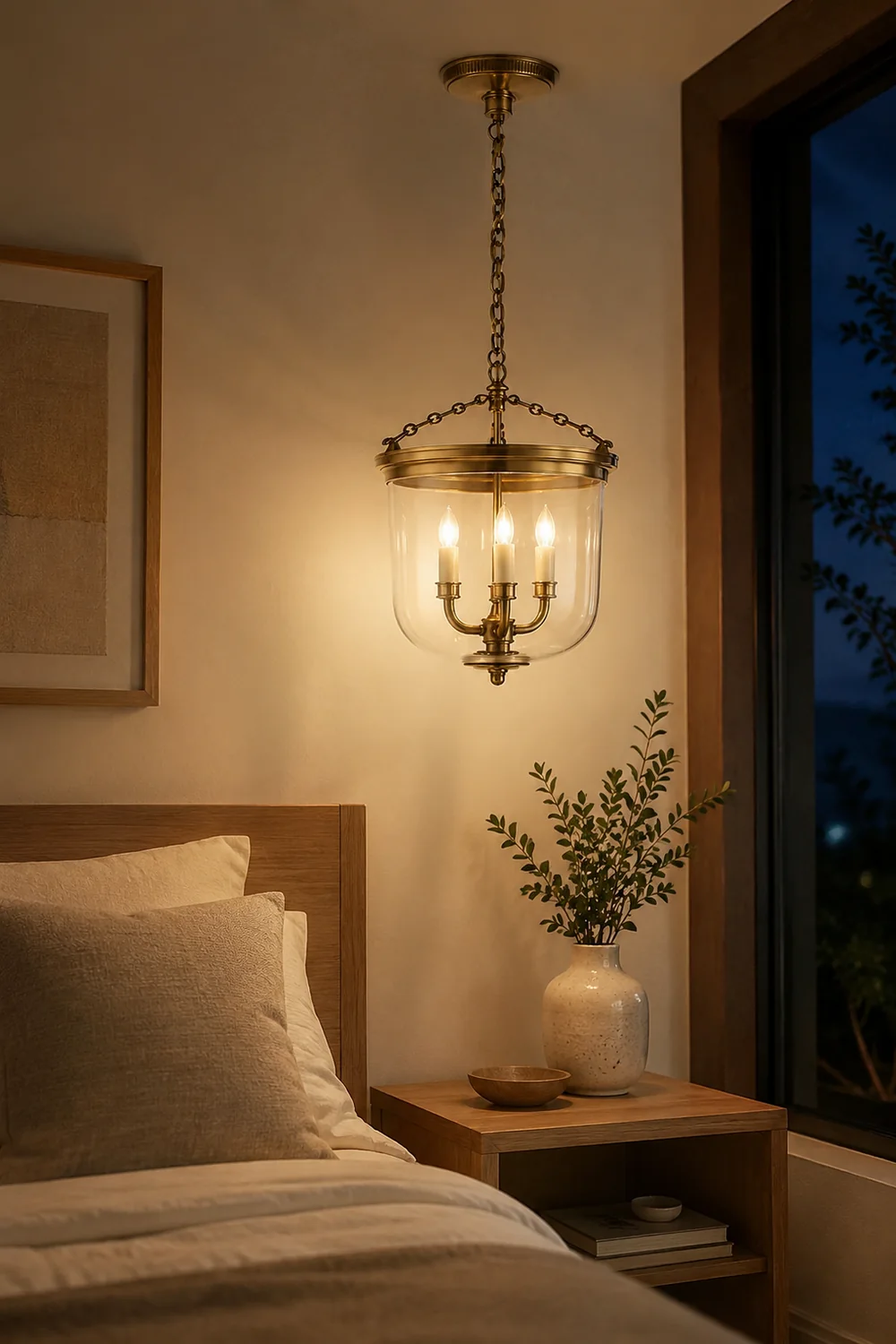 Thomas OBrien Merchant Brass Pendant Light - Lumpaz