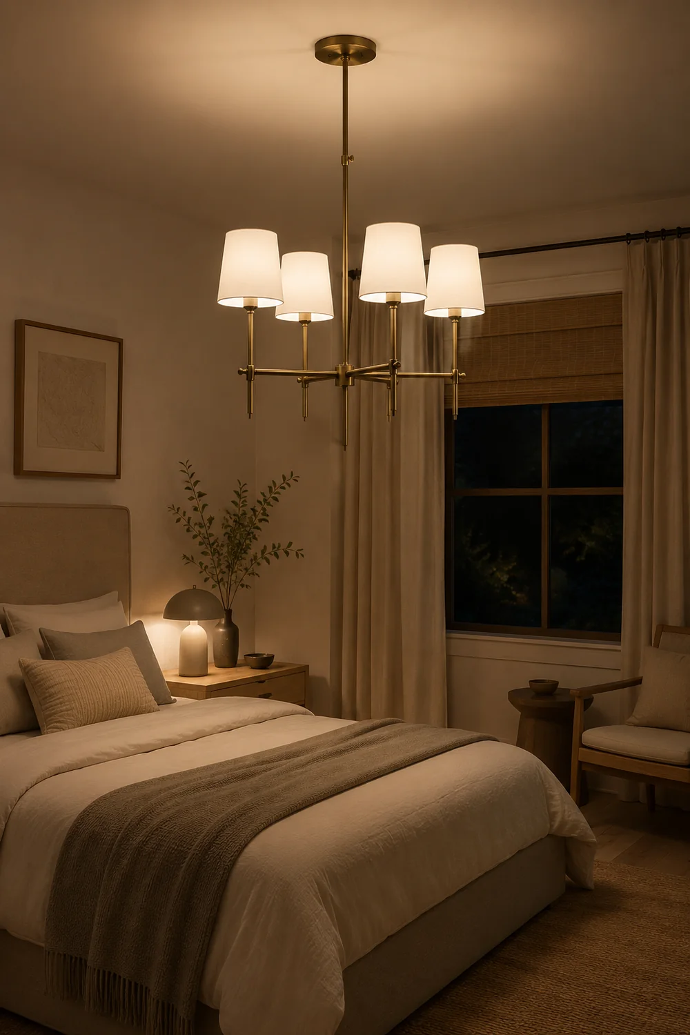 Modern Drum Shade Bryant Chandelier - Lumpaz