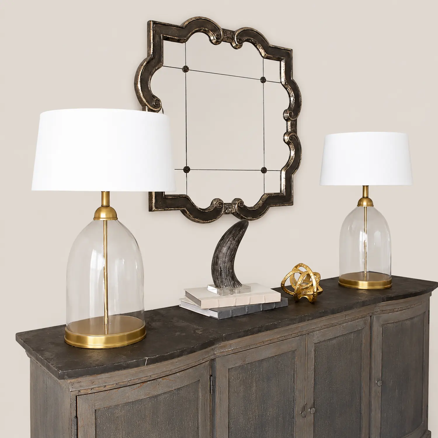 Glass Dome Table Lamp - Lumpaz