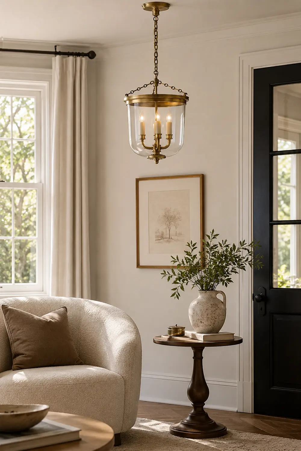 Thomas OBrien Merchant Brass Pendant Light - Lumpaz