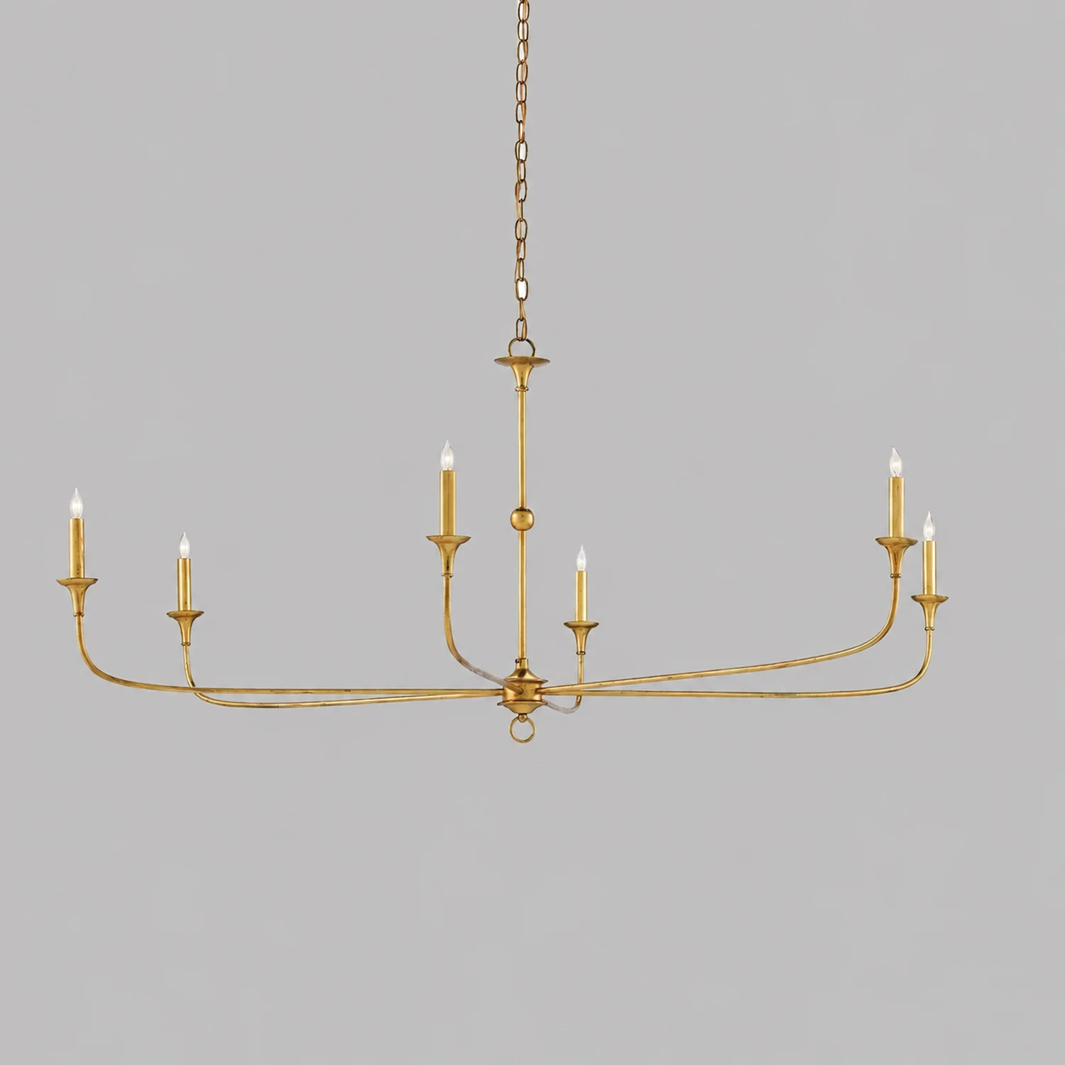 Elongated  Antique Chandelier - Lumpaz