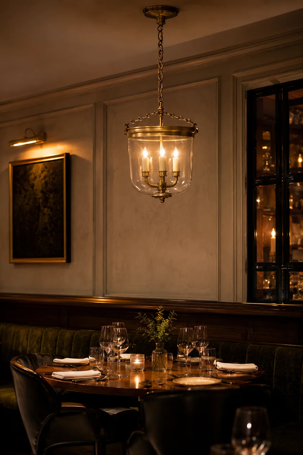 Thomas OBrien Merchant Brass Pendant Light - Lumpaz