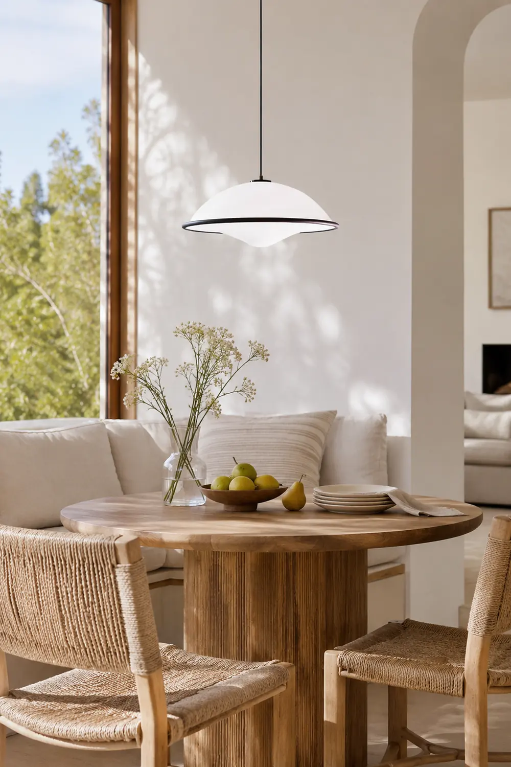 Acrylic Fontana Black Pendant Light - Lumpaz
