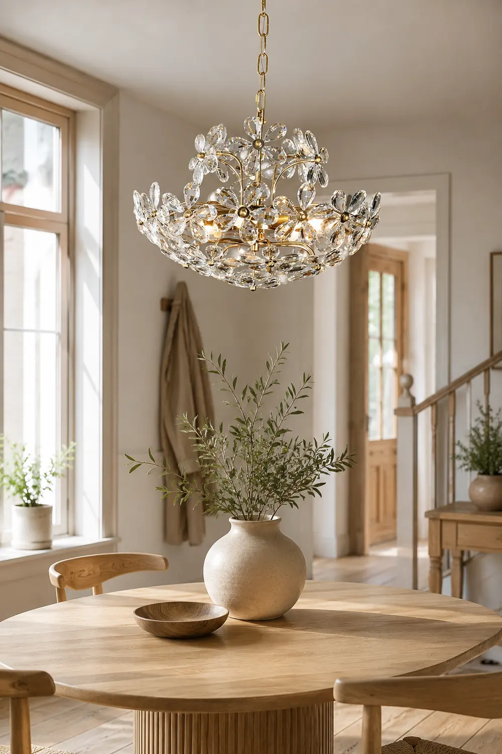 Blossom Crystal Flower Chandelier - Lumpaz