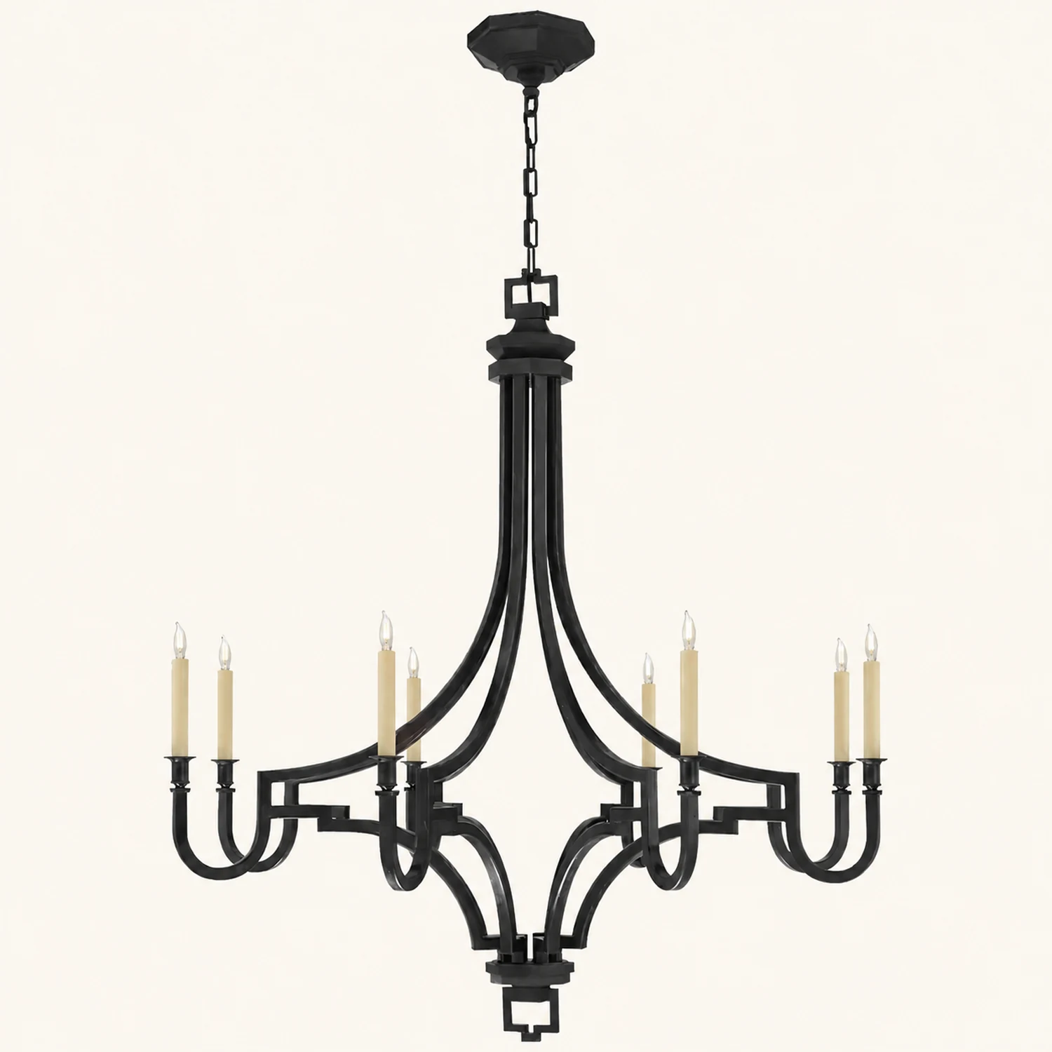 Luxury Gold Candle-Style Mykonos Chandelier - Lumpaz