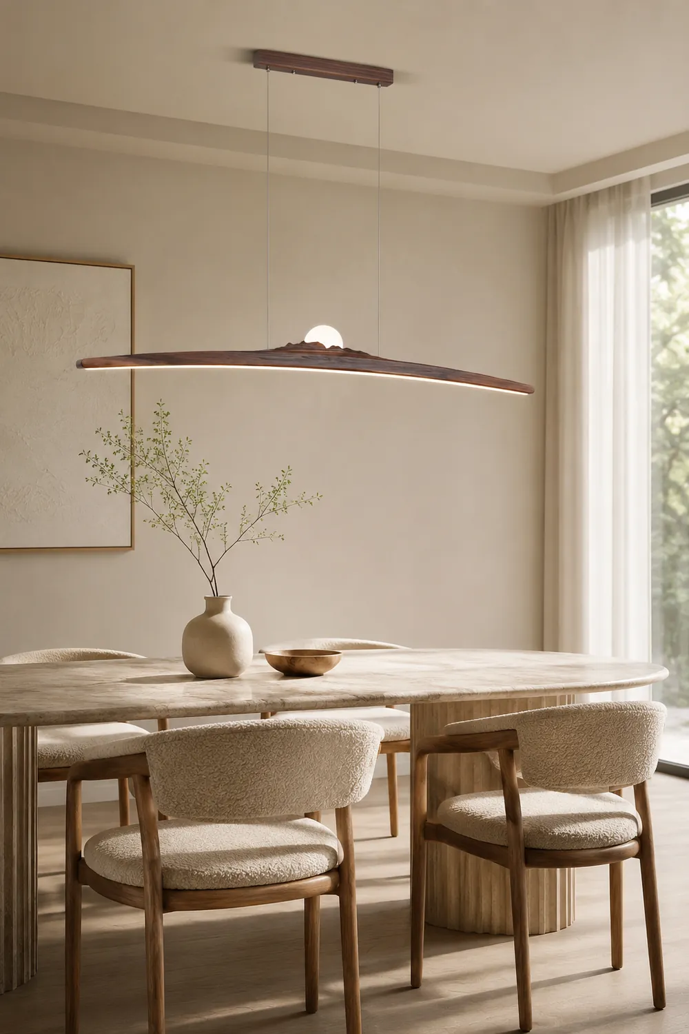 Walnut Long Island Pendant Lamp - Lumpaz