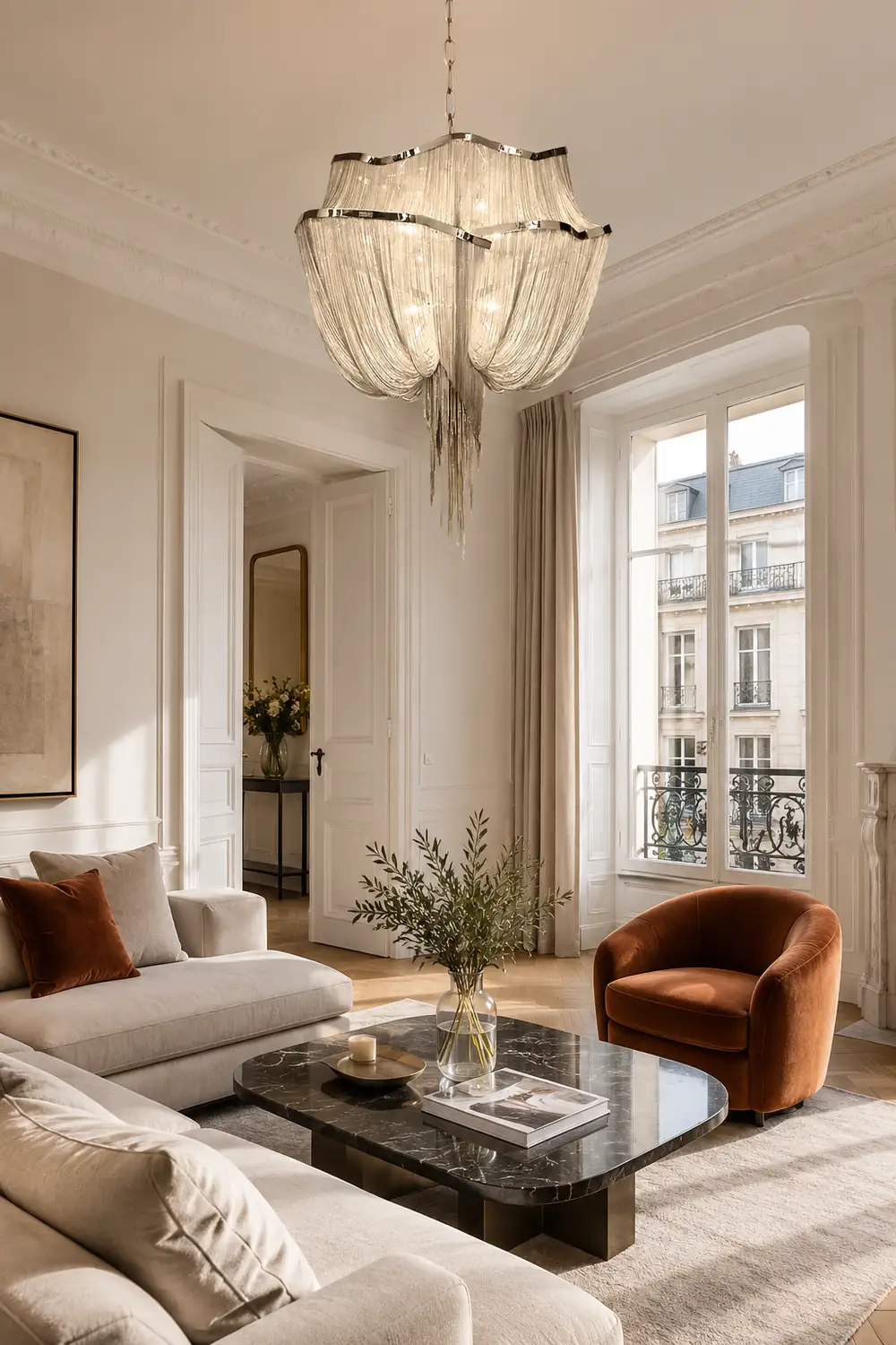 Chains Shimmering Chandelier - Lumpaz