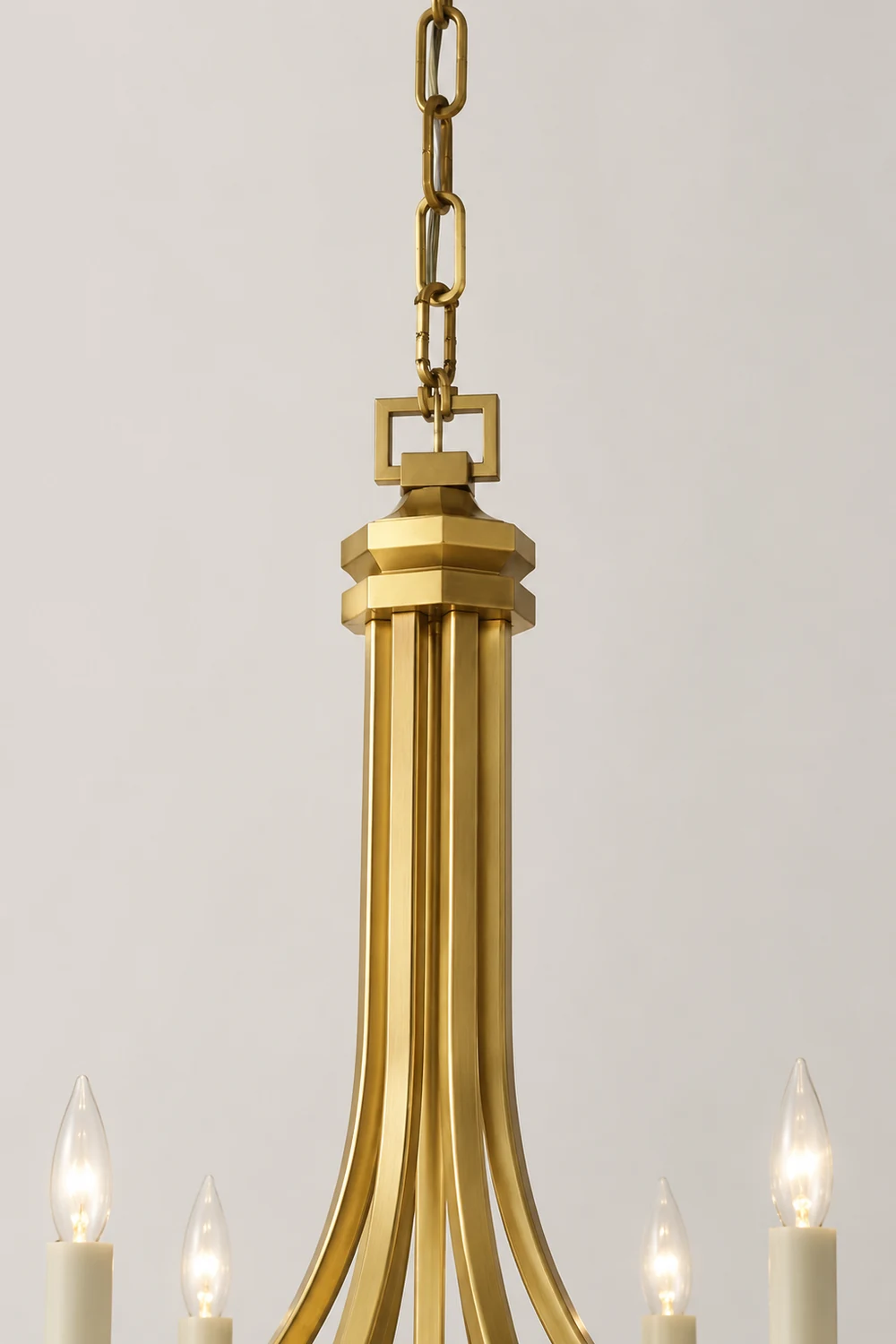 Luxury Gold Candle-Style Mykonos Chandelier - Lumpaz