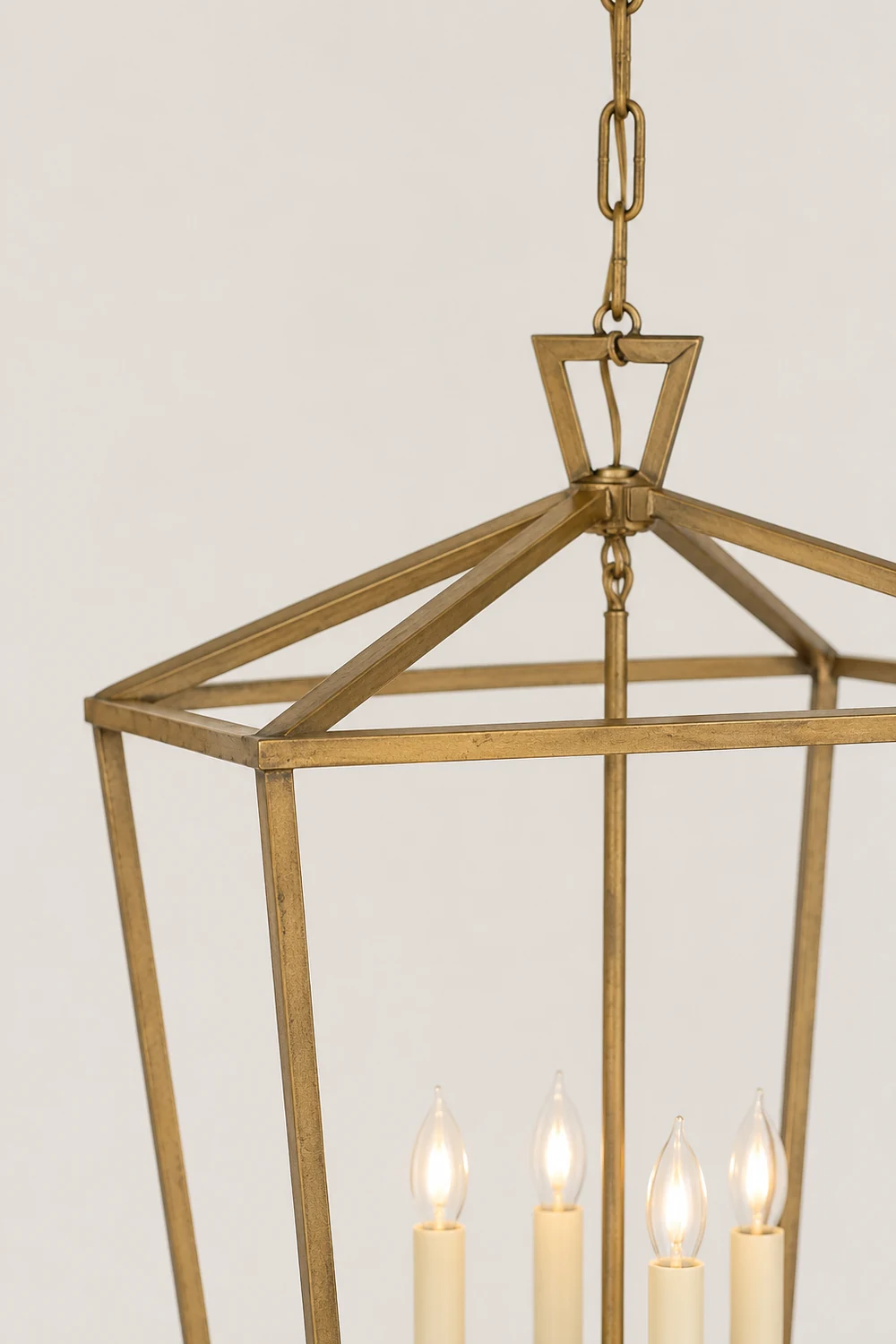 Gold Lantern Pendant Chandelier - Lumpaz